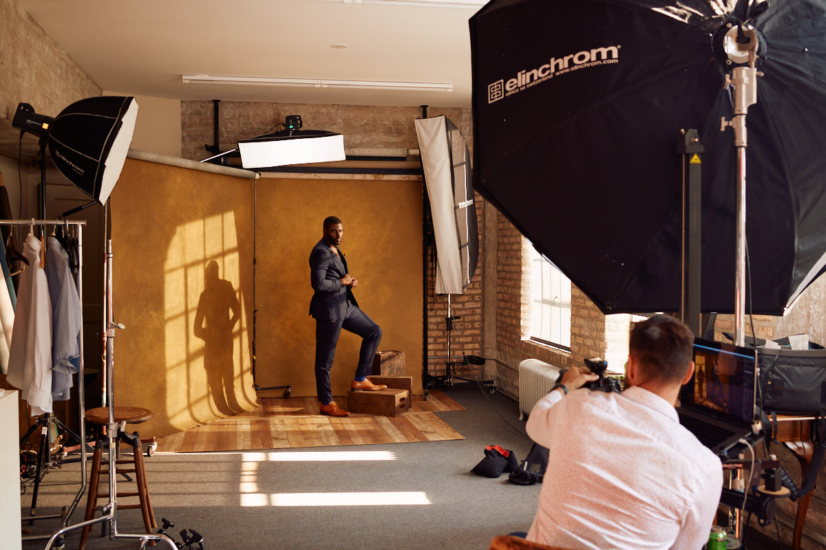 Professional Male Model Fashion Photography in Chicago