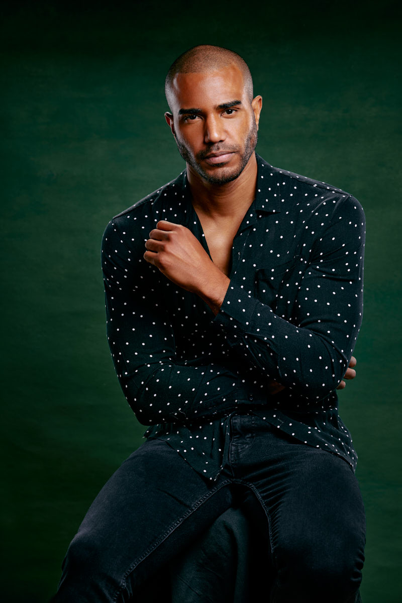 Male model lookbook in Chicago