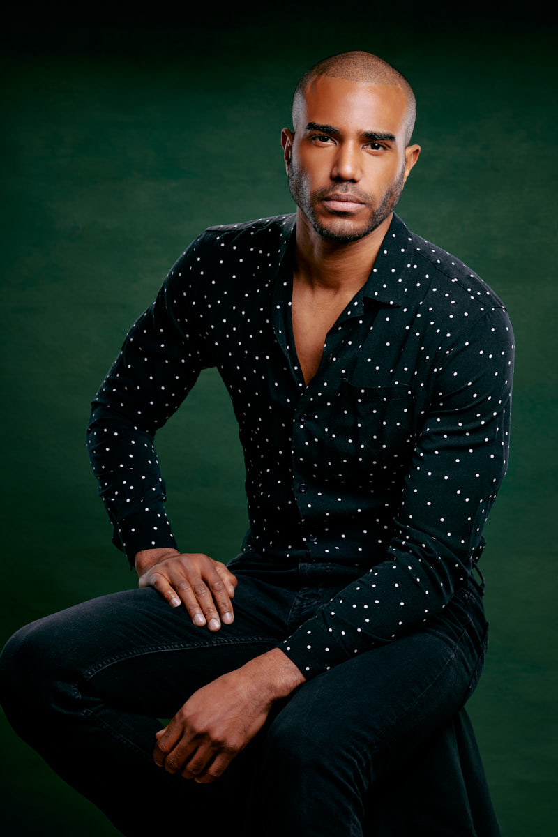 Male model lookbook in Chicago