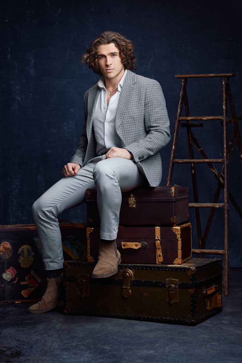 Male model portfolio ideas in Chicago